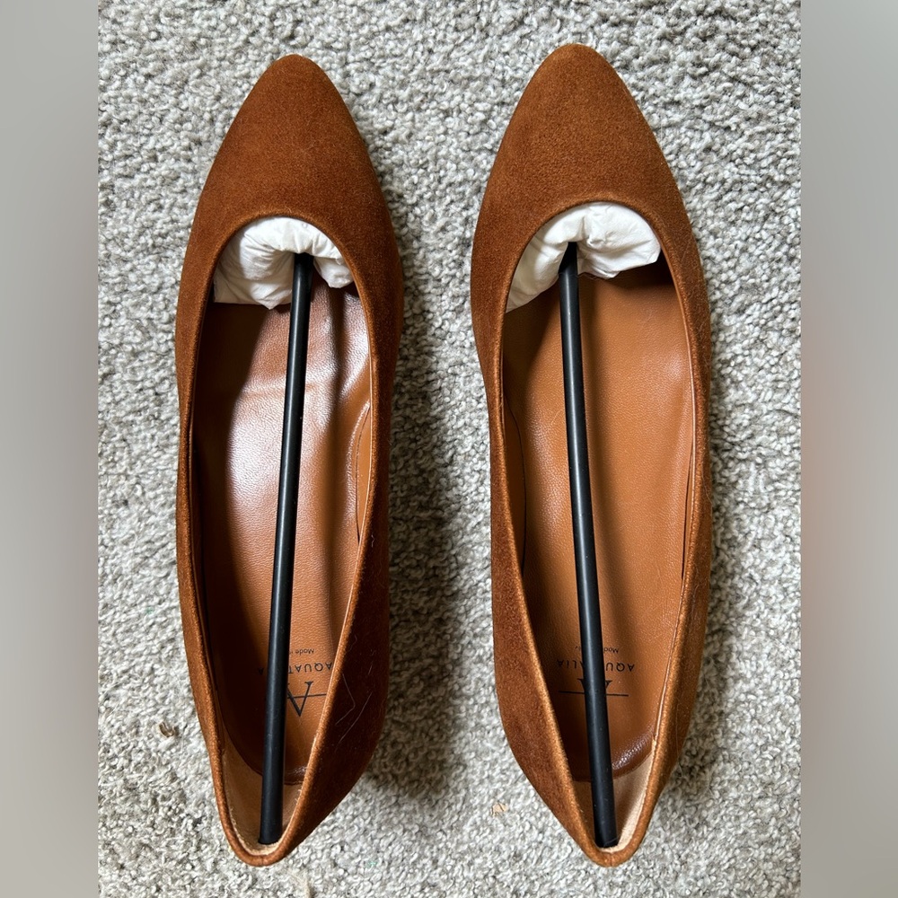 Aquatalia suede flat